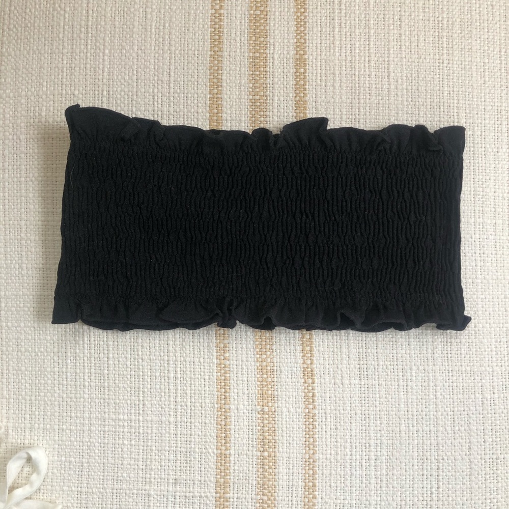 Ruched Bandeau Top
